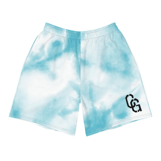 CG Teal Tie-Dye Athletic Shorts