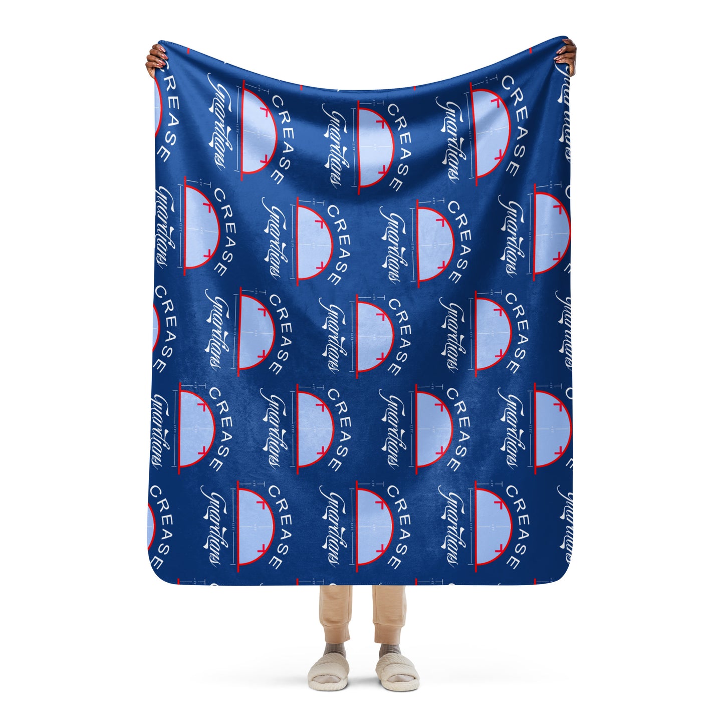 Wrapped in Greatness Sherpa blanket