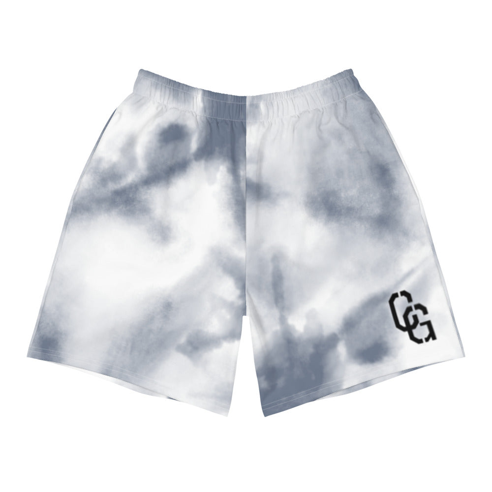 CG Black Tie-Dye Athletic Shorts