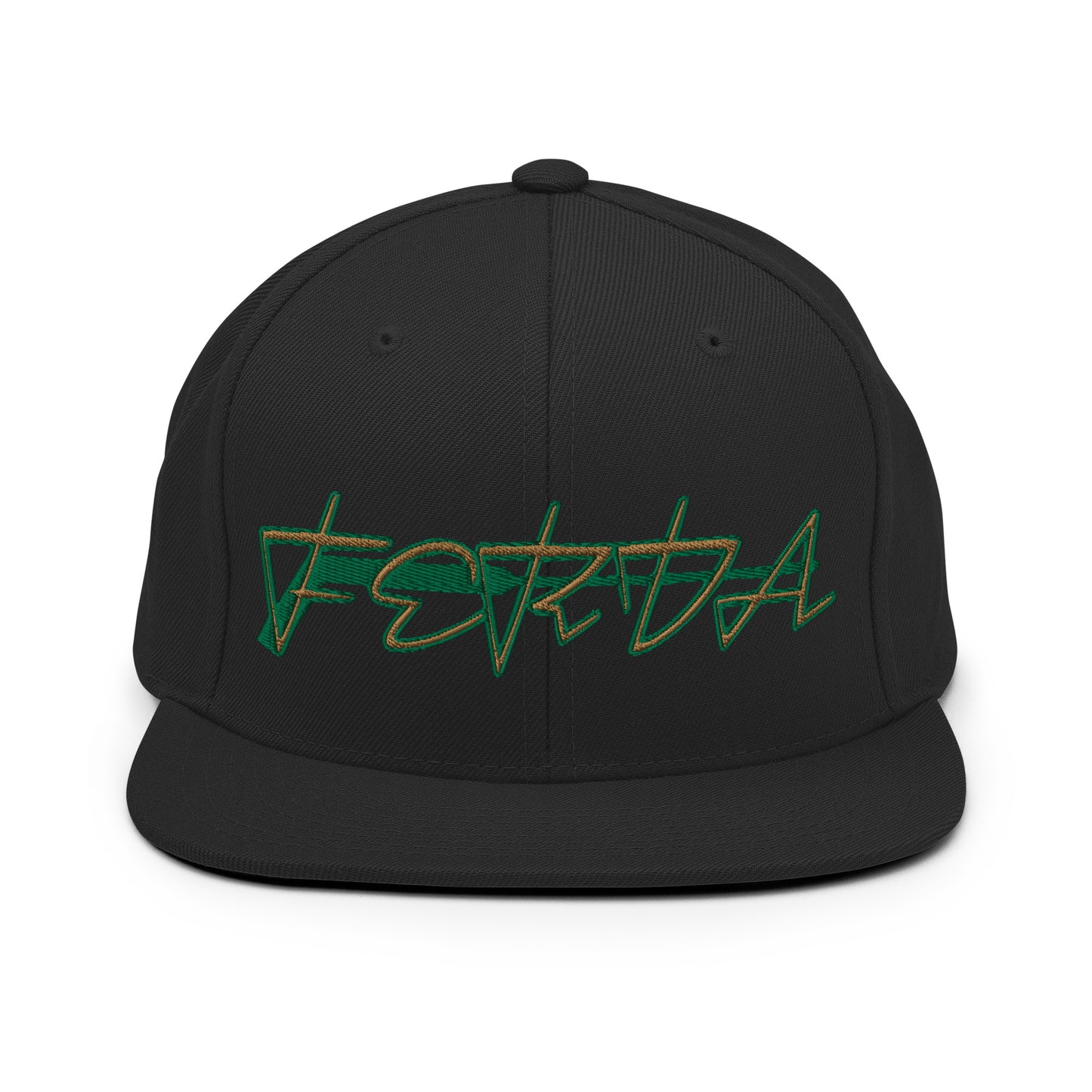 FERDA Green & Gold Snapback Hat