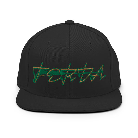 FERDA Green & Gold Snapback Hat