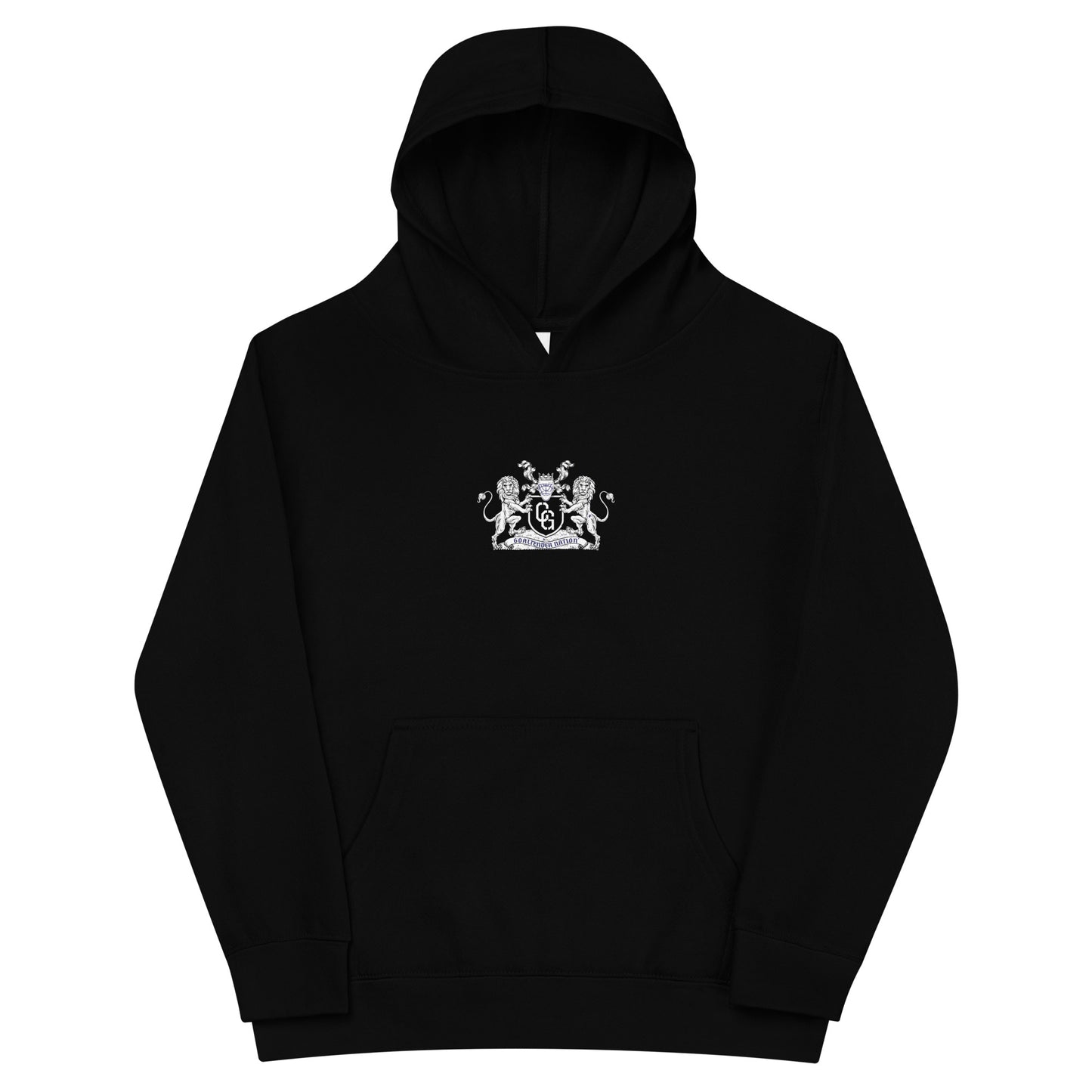Embroidered Tendy Crest youth fleece hoodie
