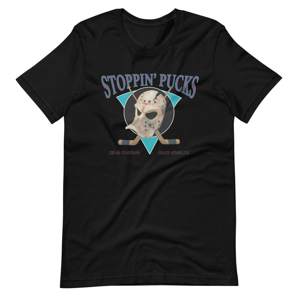 Stoppin' Pucks Short-sleeve unisex t-shirt